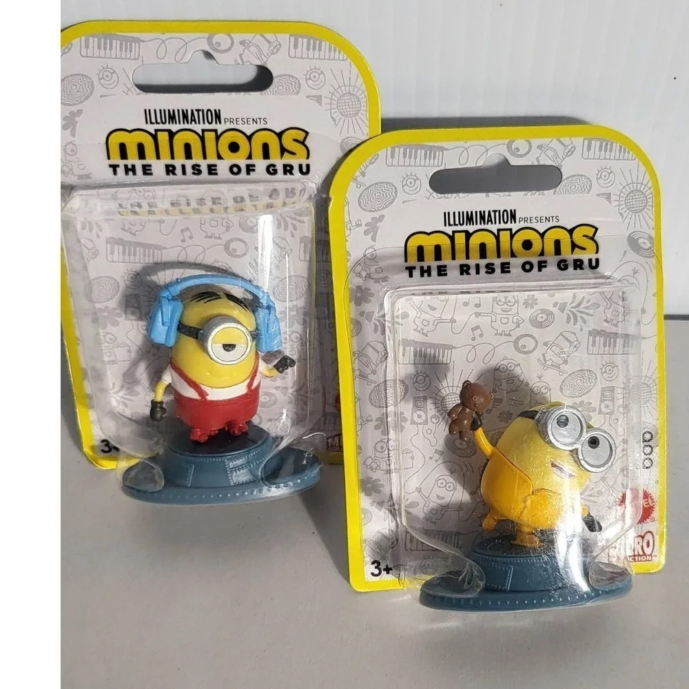 Minions The Rise of Gru Micro Collection Figures Bob‎ & Stuart NEW
